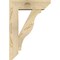 Ekena Millwork Funston Slat Rough Sawn Bracket w/ Offset Brace, Douglas Fir, 6"W x 18"D x 26"H BKT0604X18X26FST06RDF - alternate 2